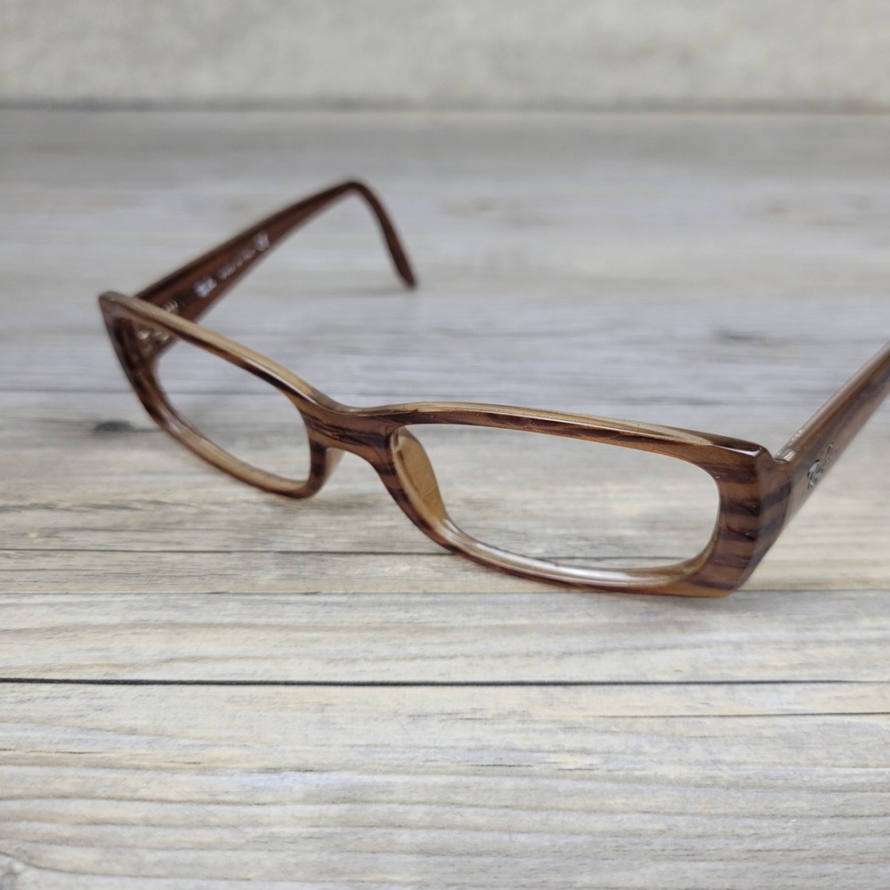 Ray-Ban Eyeglasses RB 4067 689 Brown Rectangular Frames‎ Only 52-16-145